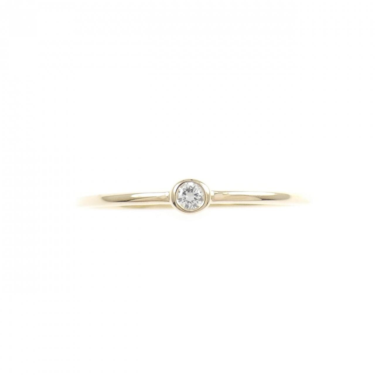 【リメイク】K10YG ダイヤモンド リング 0.02CT