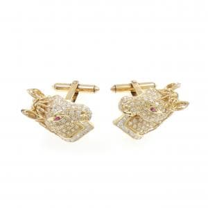 750YG ホース ルビー カフス