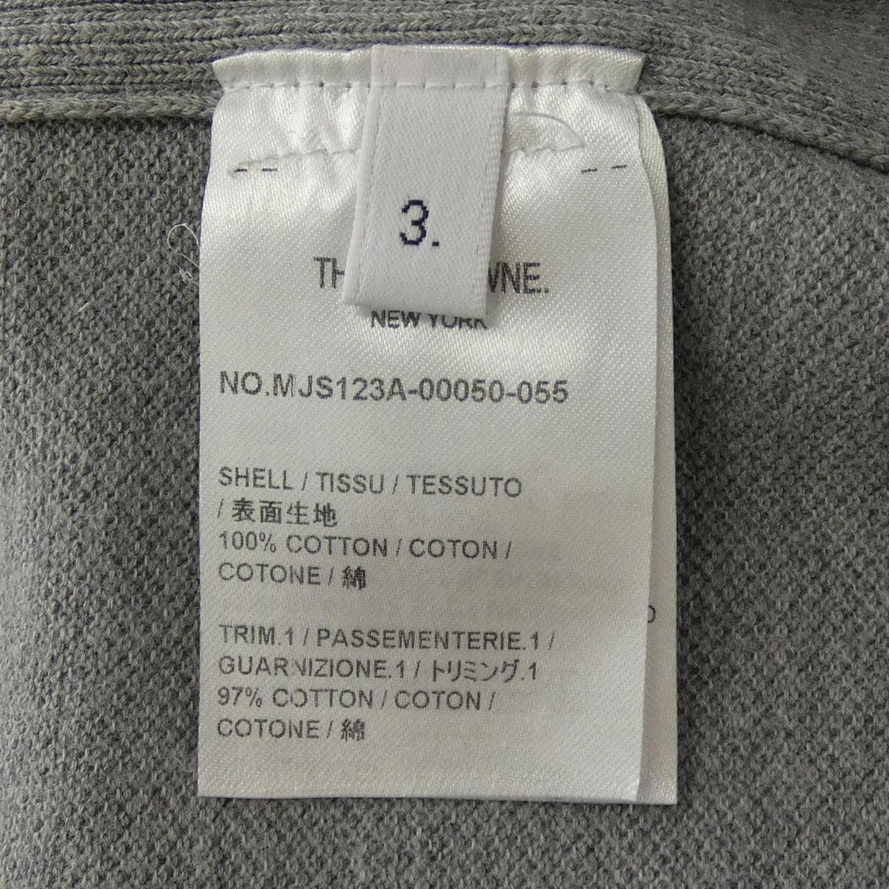 トムブラウン THOM BROWNE MJS123A-00050 Tシャツ