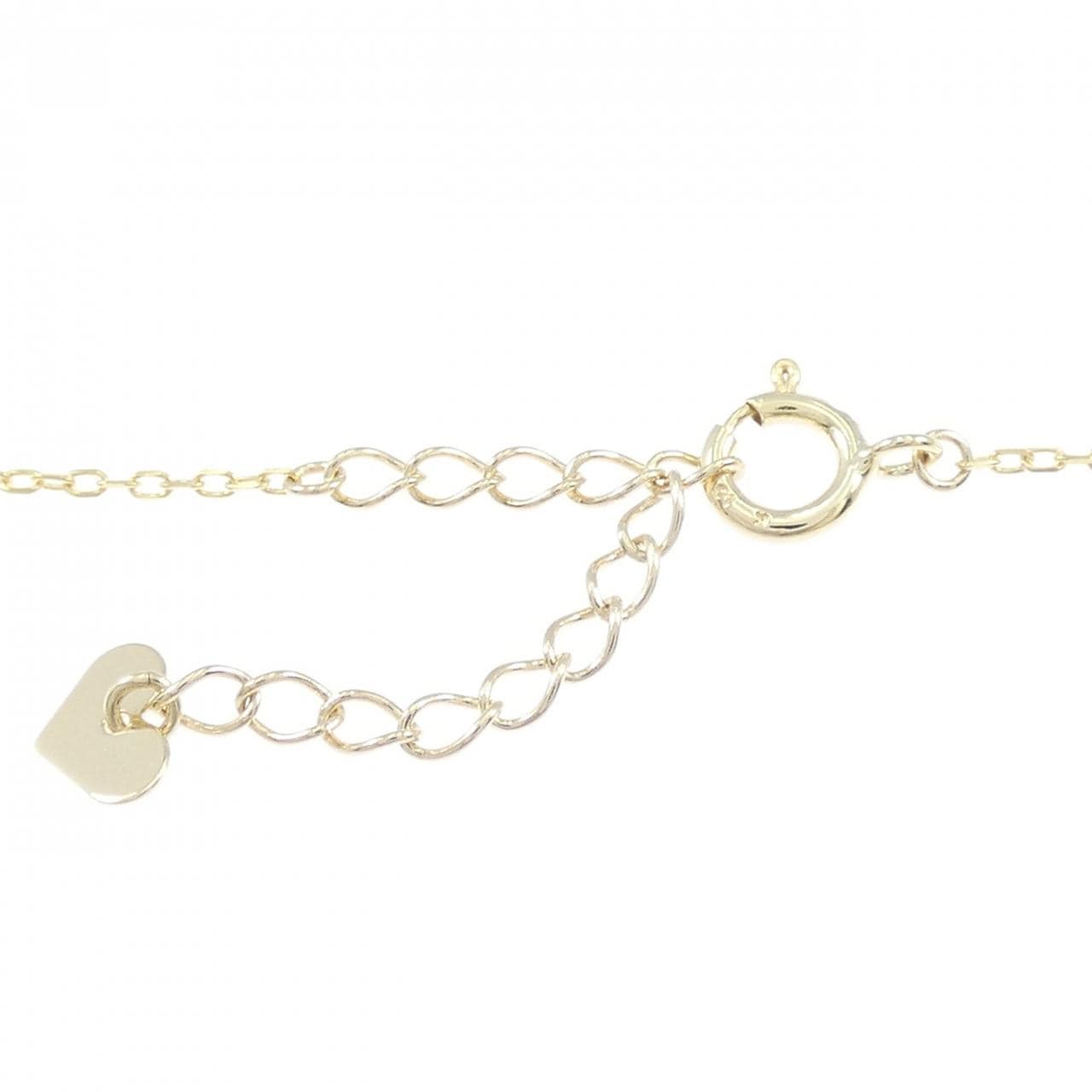 K10YG スマイル ダイヤモンド ブレスレット