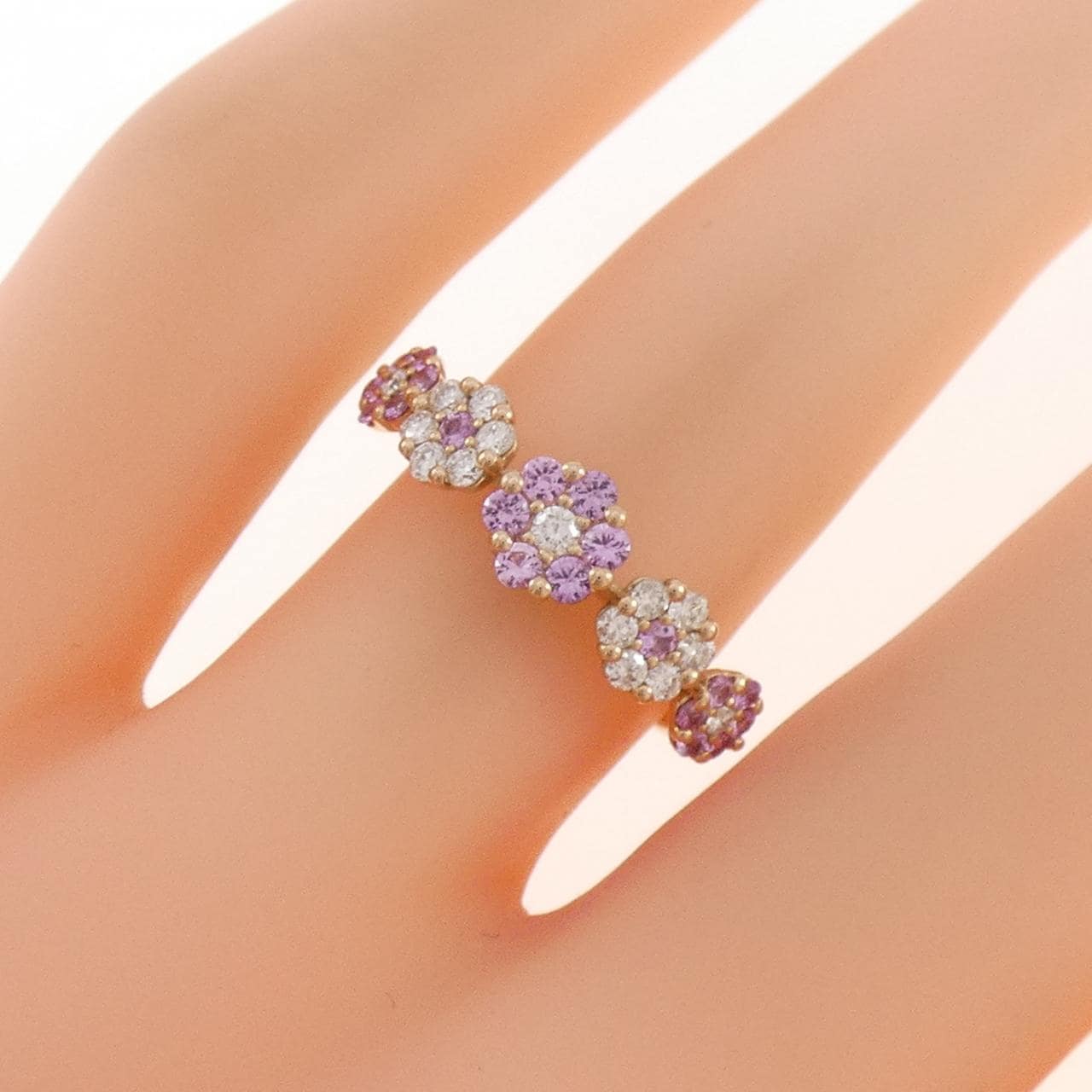 ポンテヴェキオ フラワー リング 0.28CT