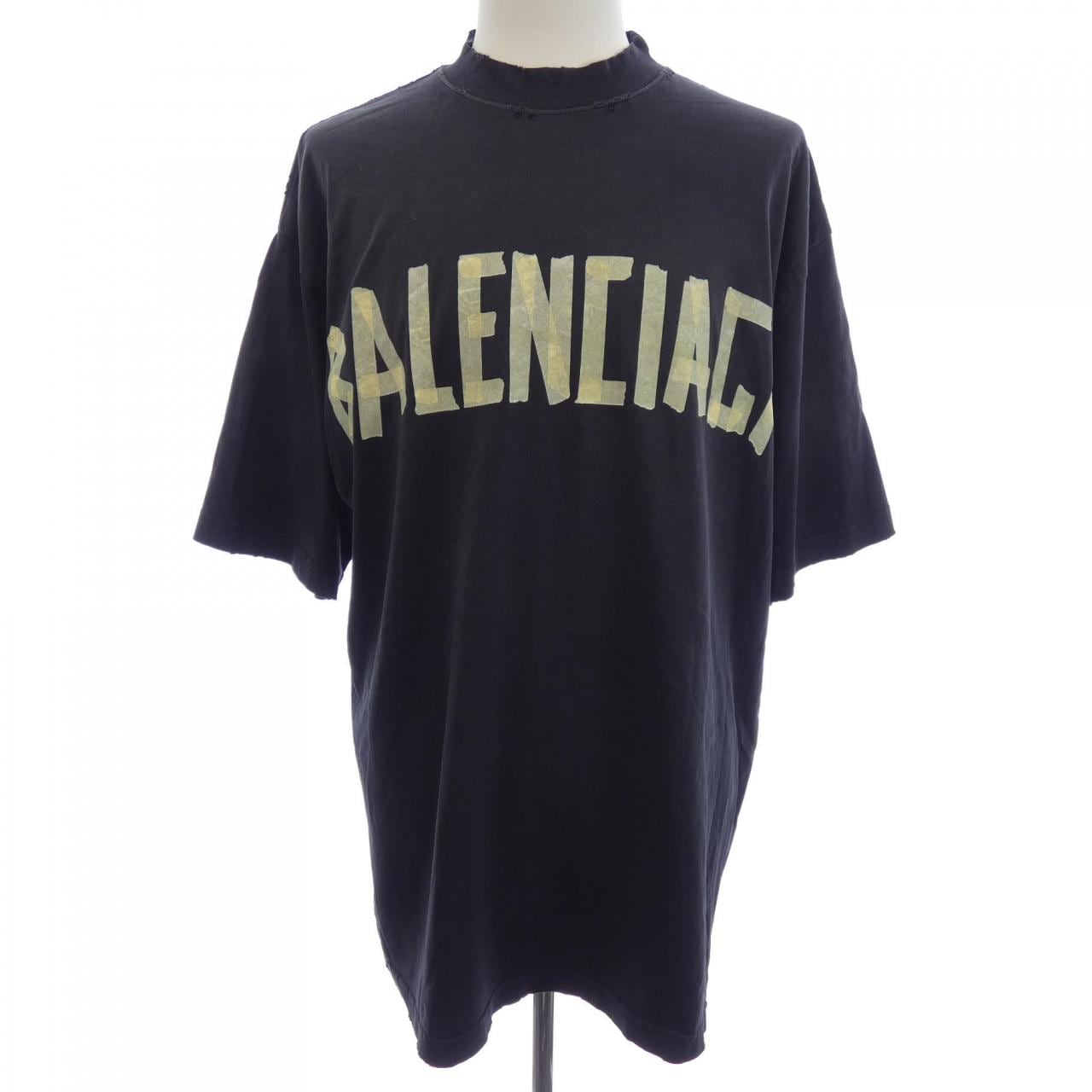 バレンシアガ BALENCIAGA TAPE TYPE Tシャツ ミディアムフィット 739784 TOVA9 UNISEX Tシャツ