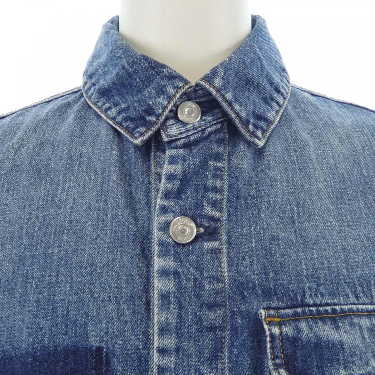 ディオール DIOR LILY OF THE VALLEY OVERSHIRT 493D493AY552 デニムジャケット