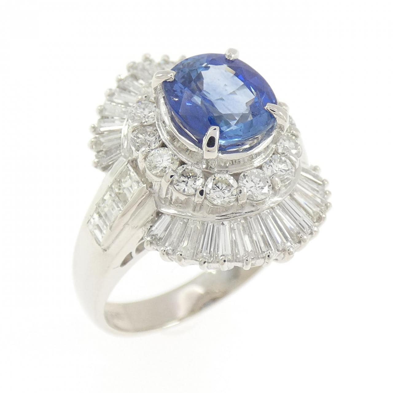 PT900 サファイヤ リング 2.09CT