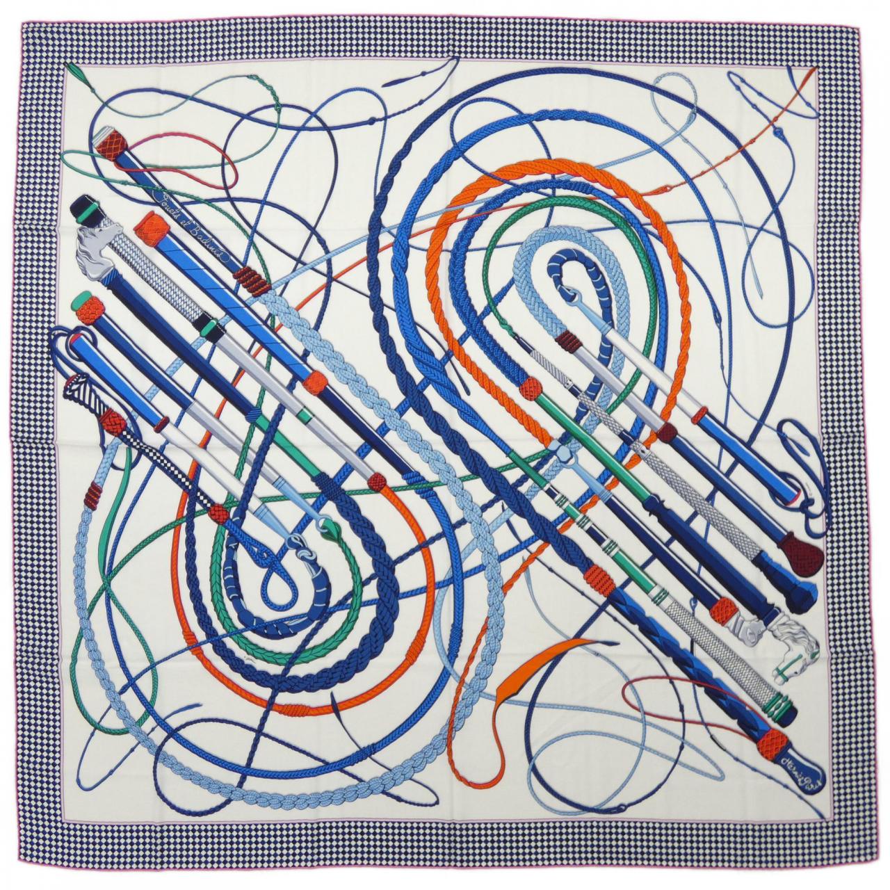 エルメス HERMES FOUETS ET BADINES H243116S カレジェアン140. ショール