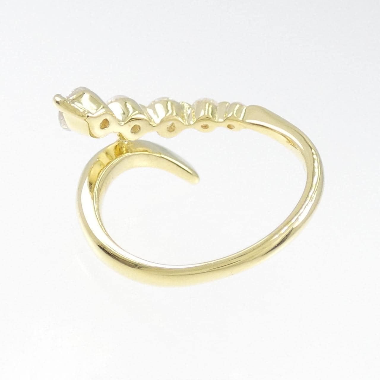 K18YG ダイヤモンド リング 0.70CT