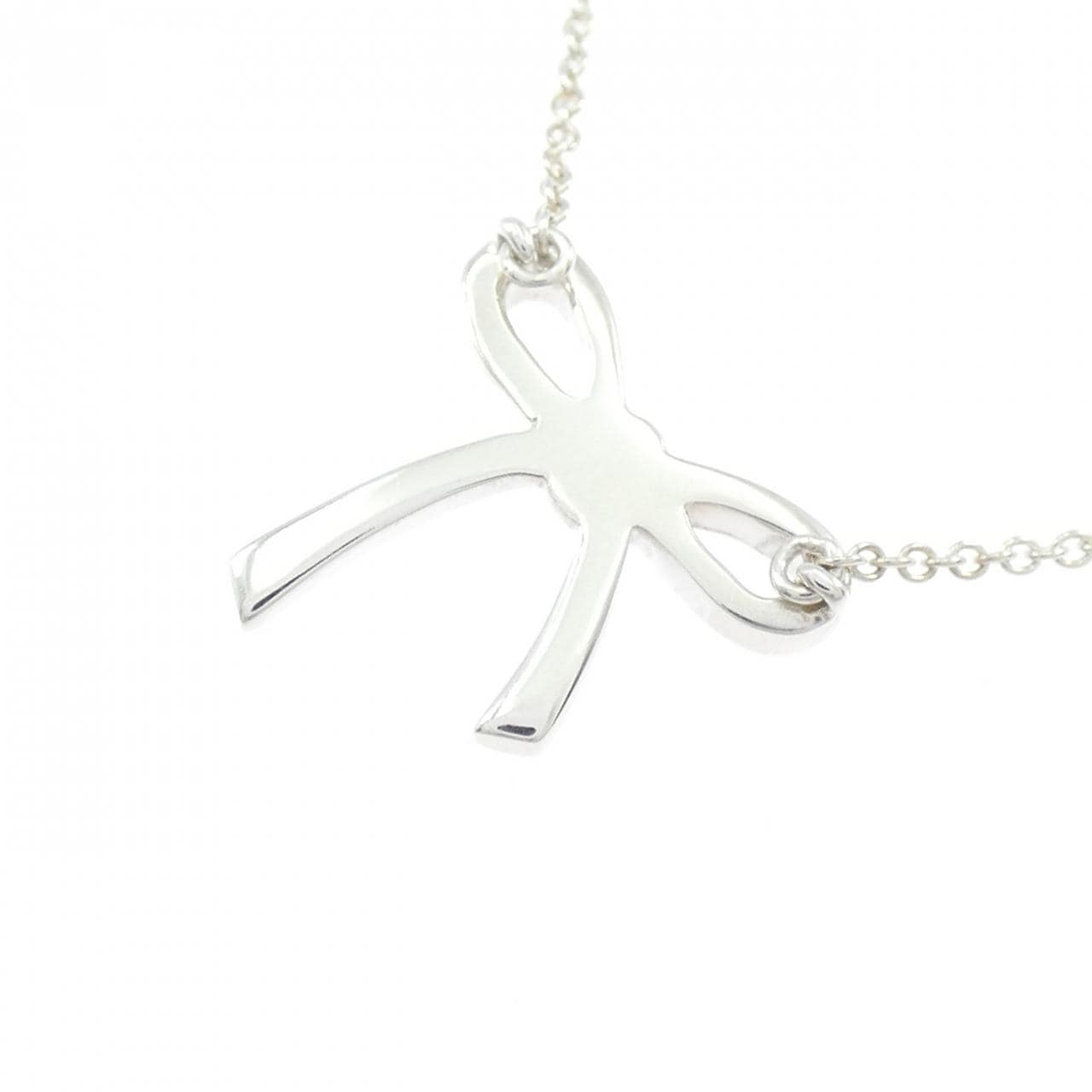 ティファニー ボウ ネックレス