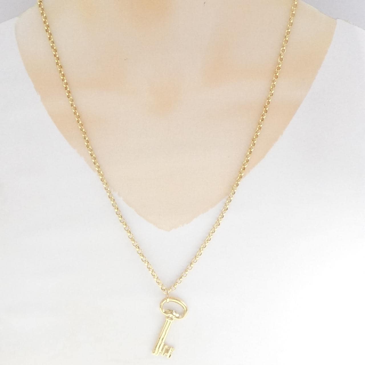 750YG キー ネックレス