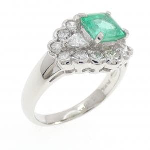 PT900 エメラルド リング 1.07CT