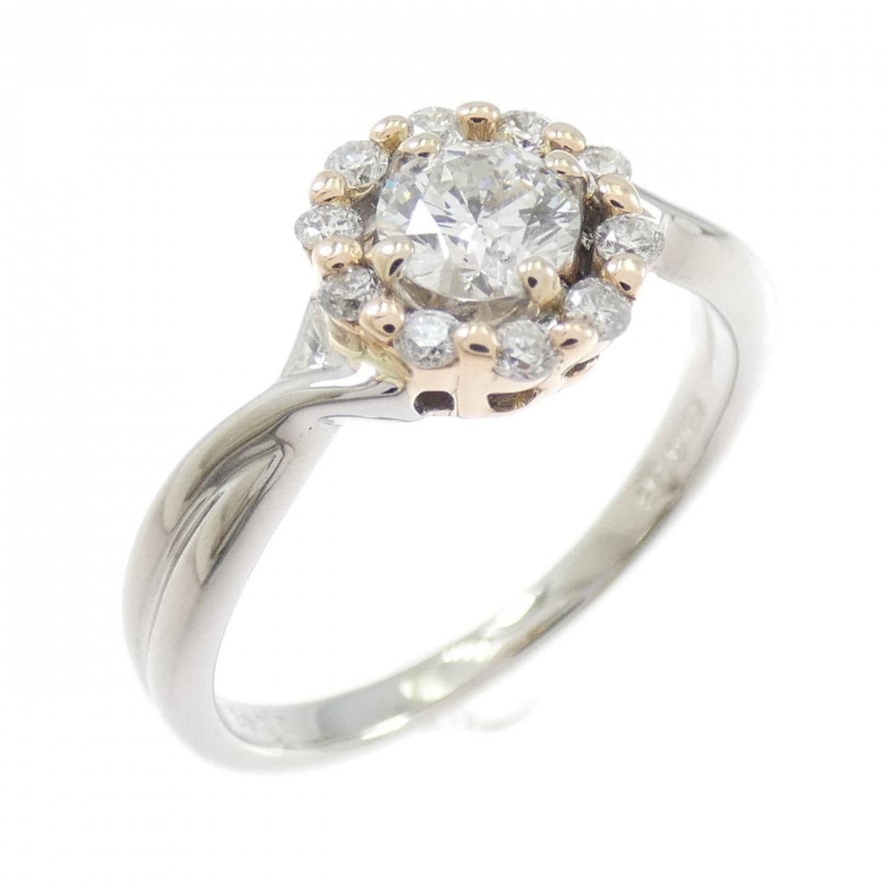 K18WG/K18PG ダイヤモンド リング 0.343CT