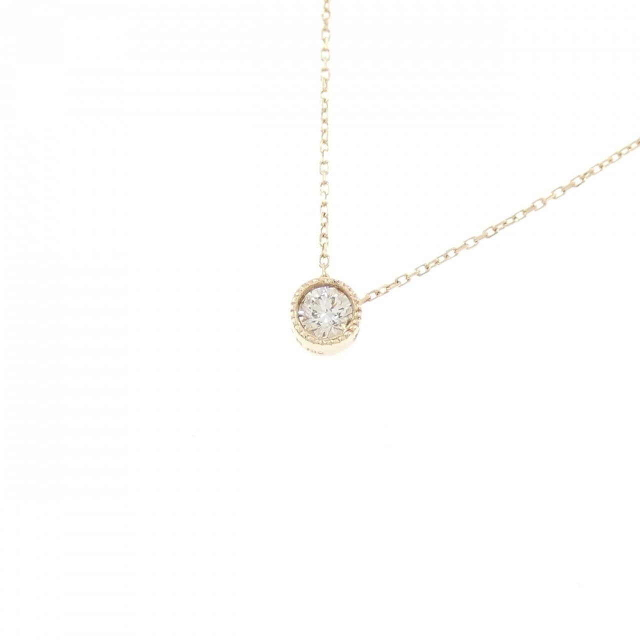 K10YG ダイヤモンド ネックレス 0.08CT