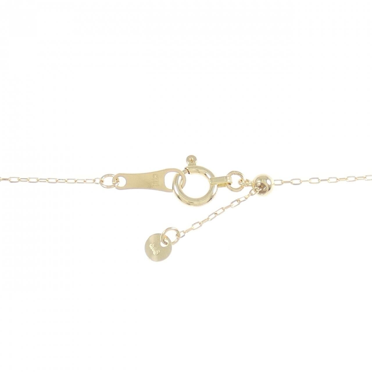 [BRAND NEW] K18YG Diamond Necklace 0.326CT H SI2 Good
