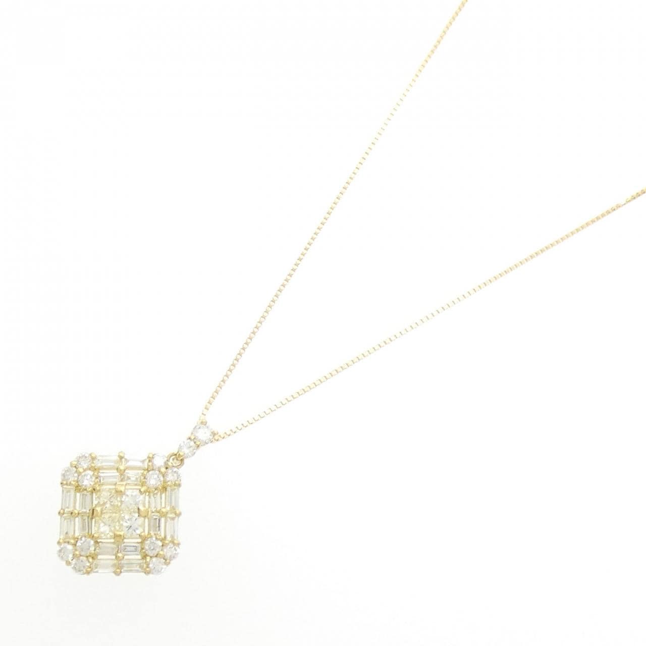 [新品] K18YG鑽石項鍊 1.00CT