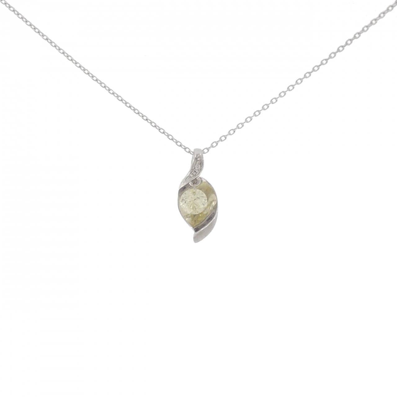 K18WG ダイヤモンド ネックレス 0.31CT