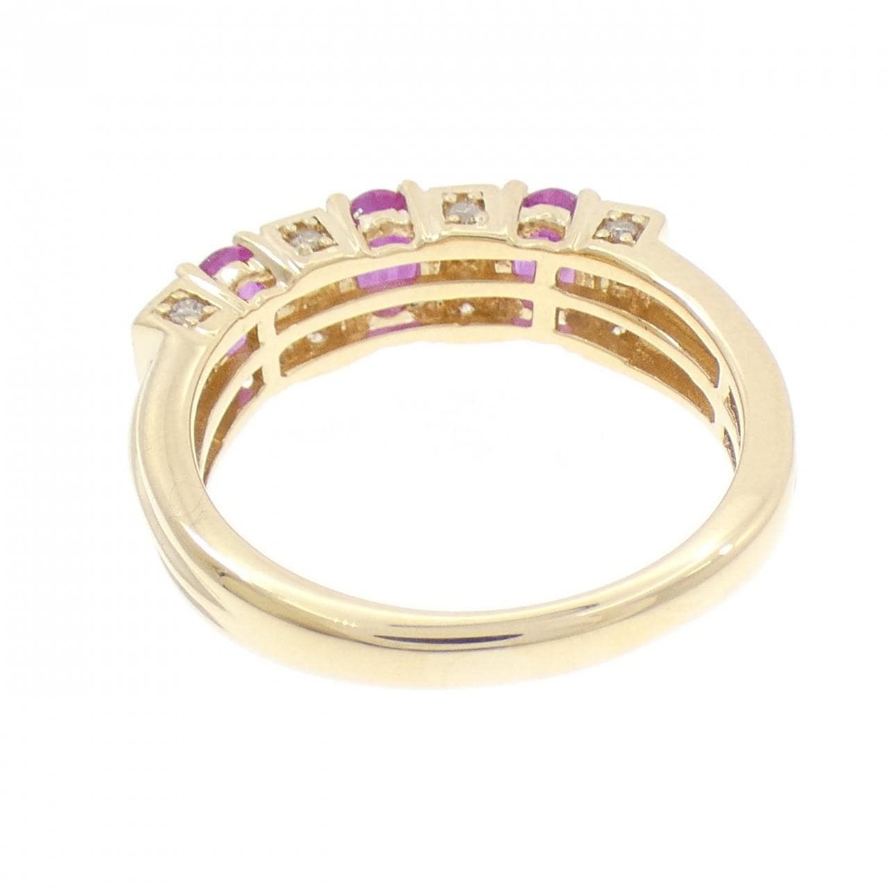 ジーエスティービー ルビー リング 0.90CT