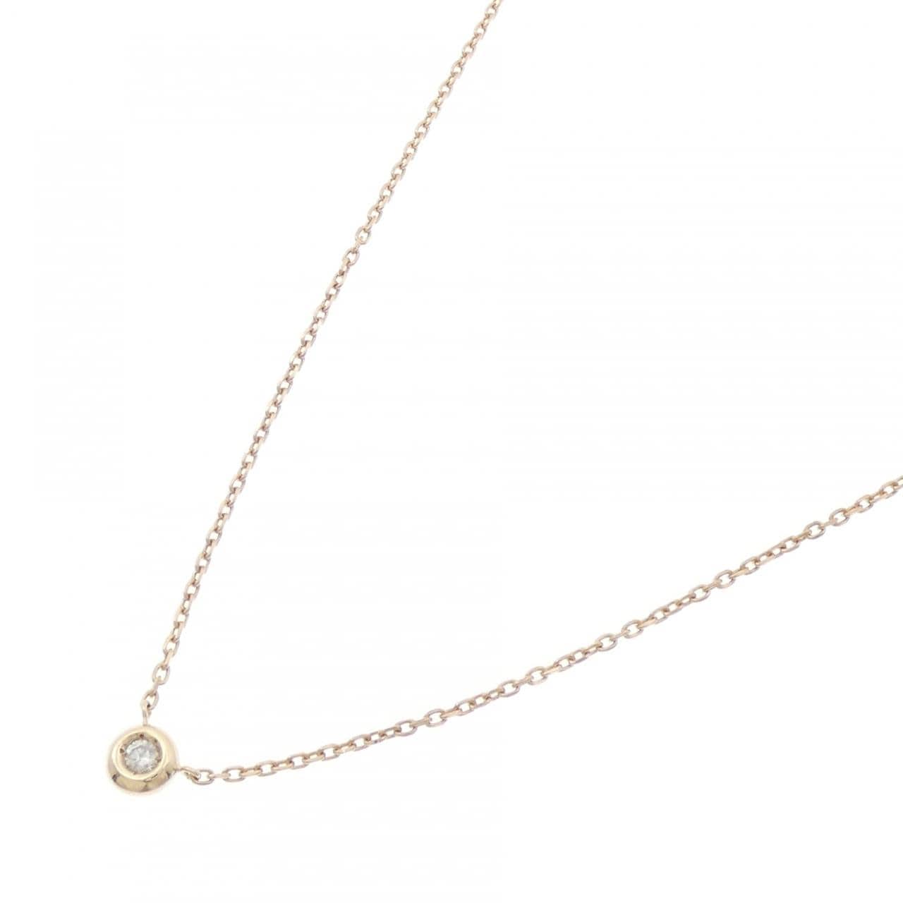 アガット ダイヤモンド ネックレス 0.05CT