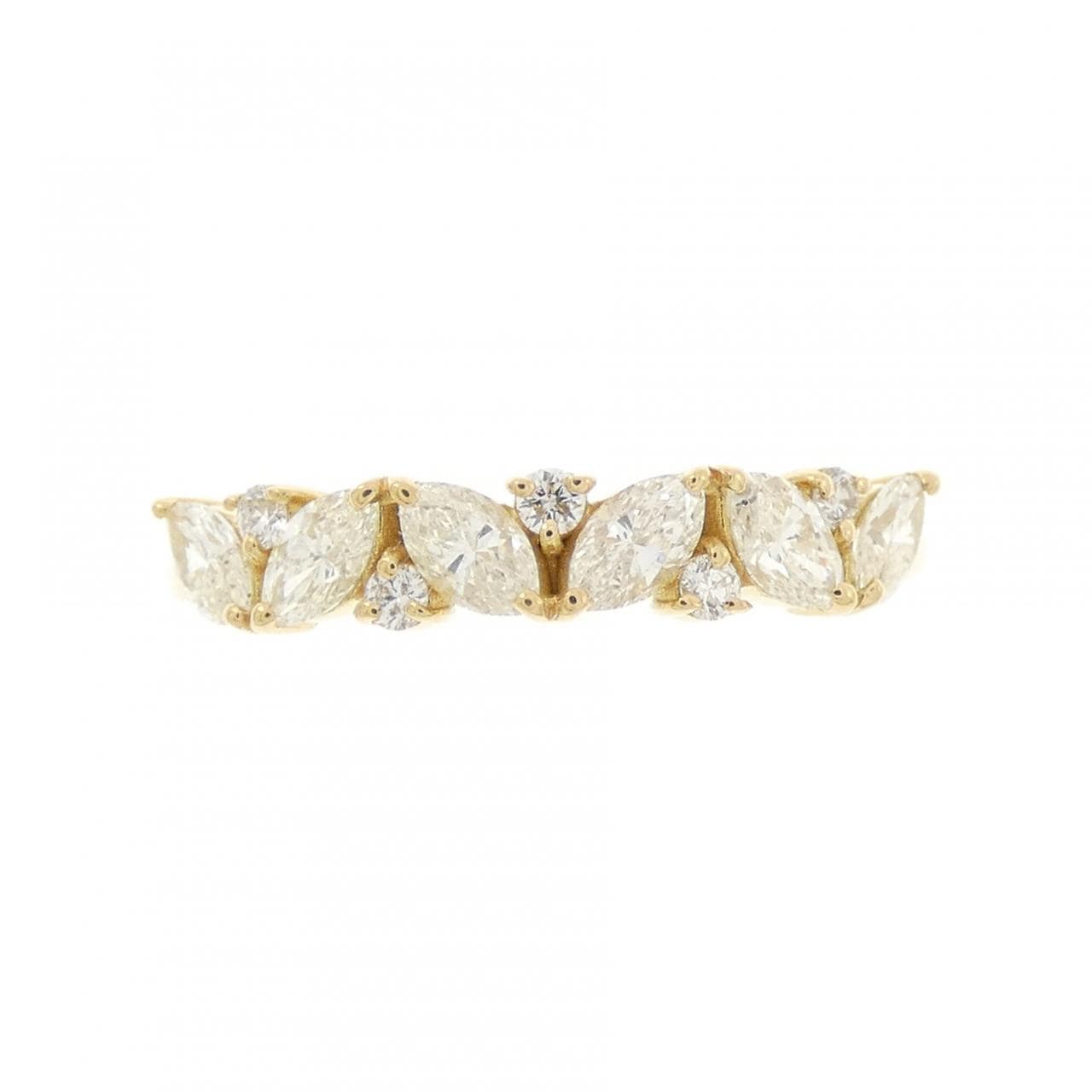 K18YG ダイヤモンド リング 0.55CT