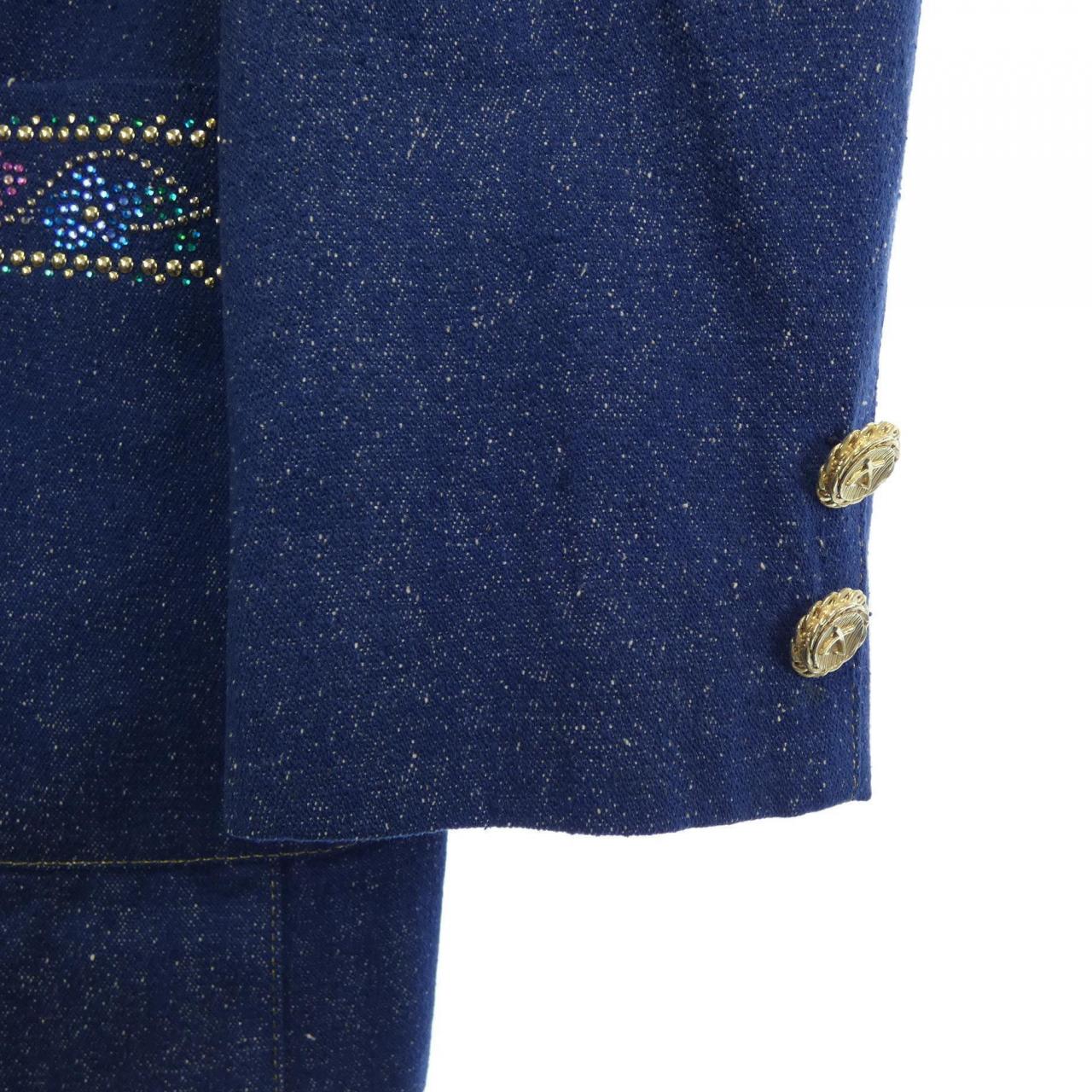 レオナールファッション LEONARD FASHION ノーカラージャケット