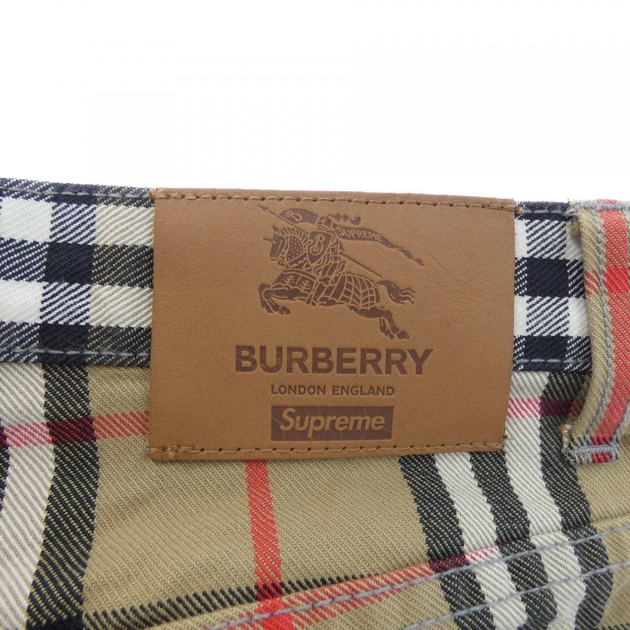 シュプリーム SUPREME BURBERRY パンツ