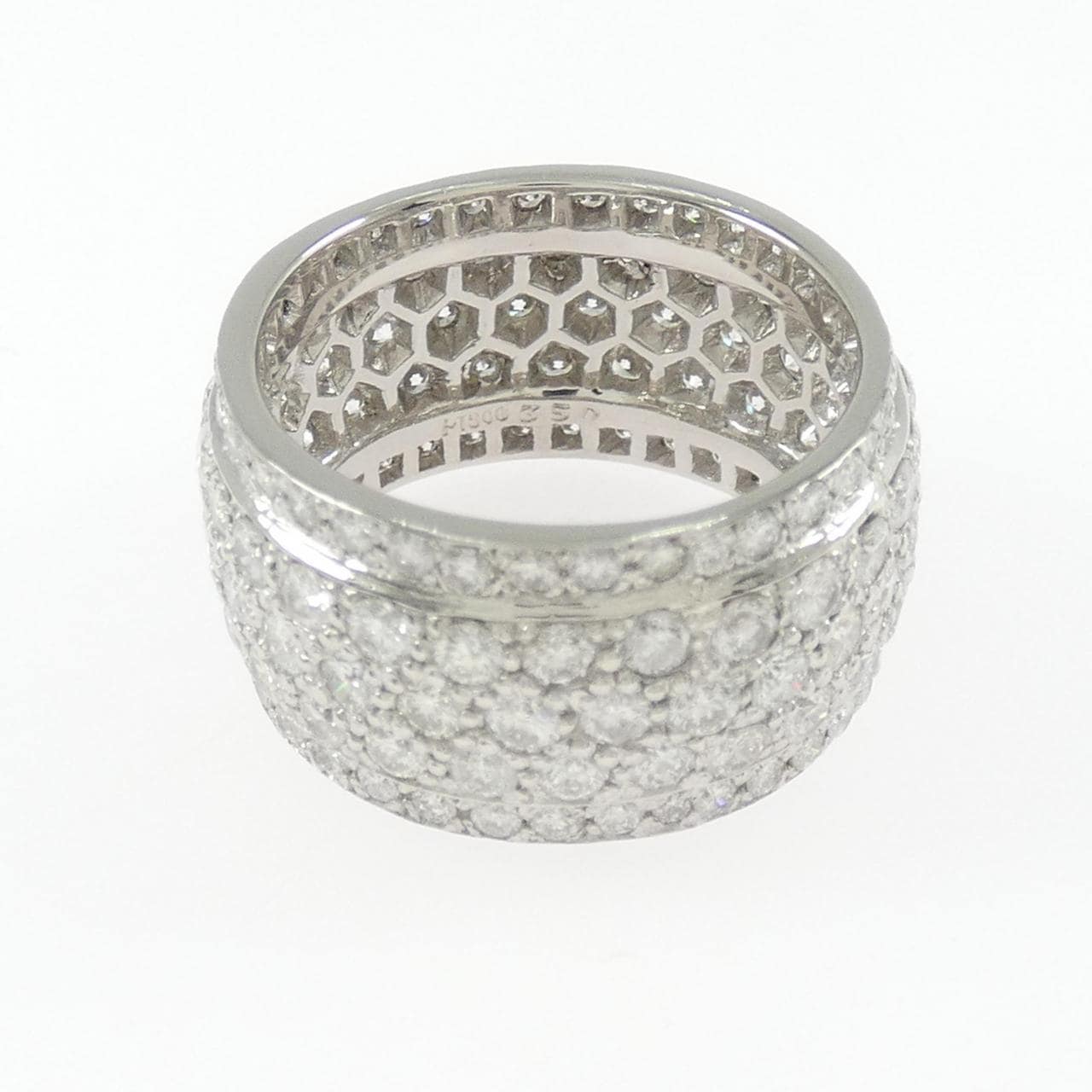 PT900 パヴェ ダイヤモンド リング 3.50CT