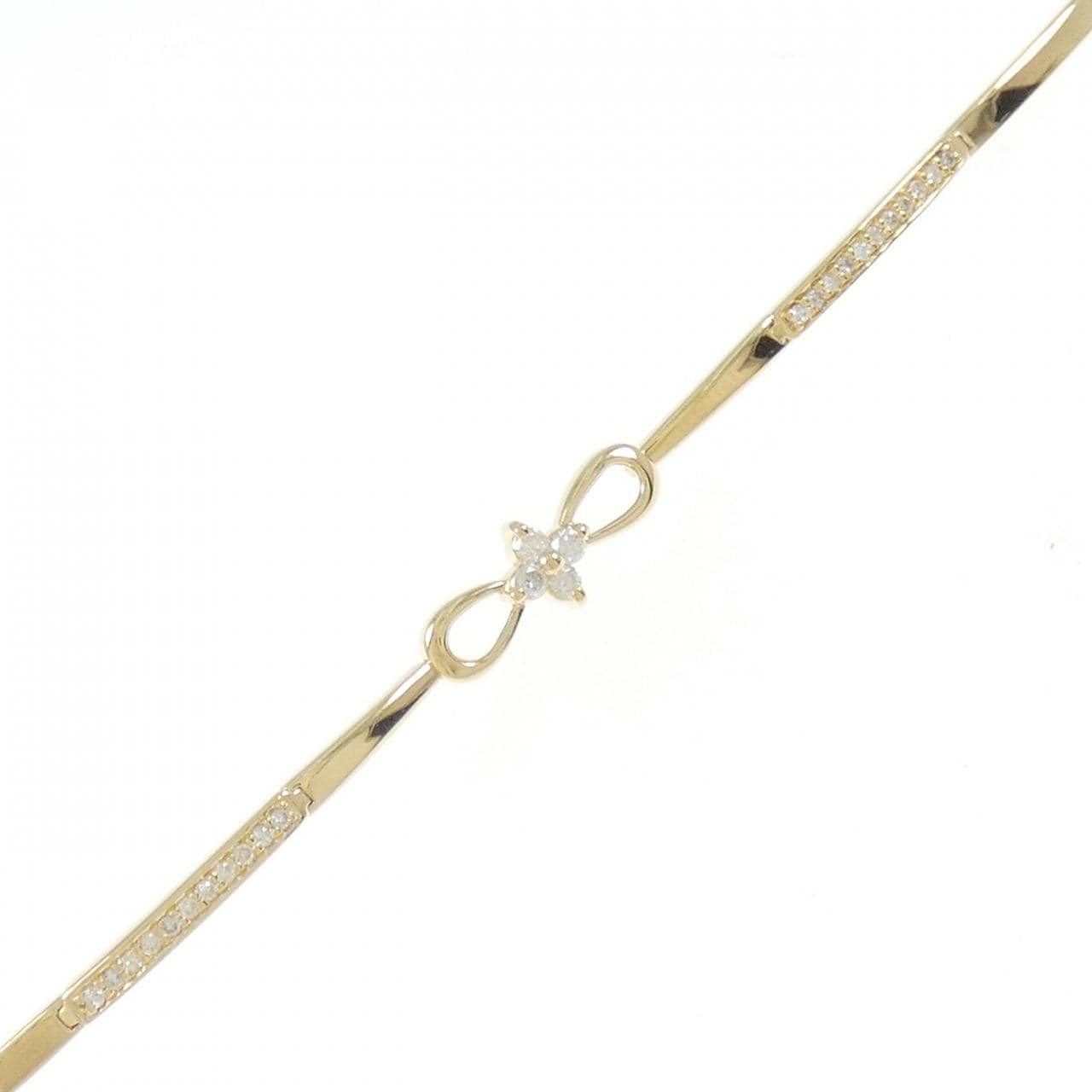 K18YG ダイヤモンド ブレスレット 0.29CT