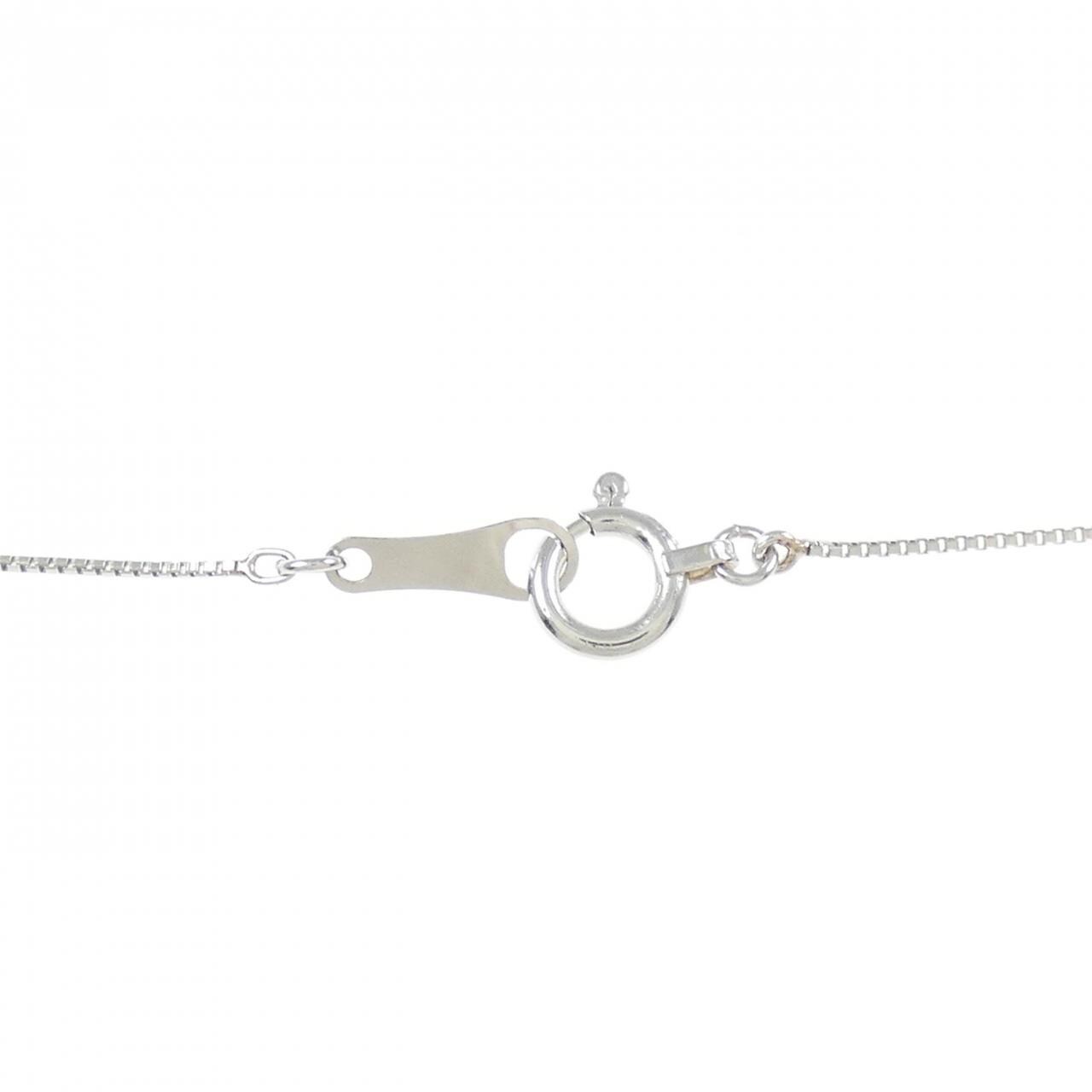 PT スリーストーン ダイヤモンド ネックレス 0.30CT