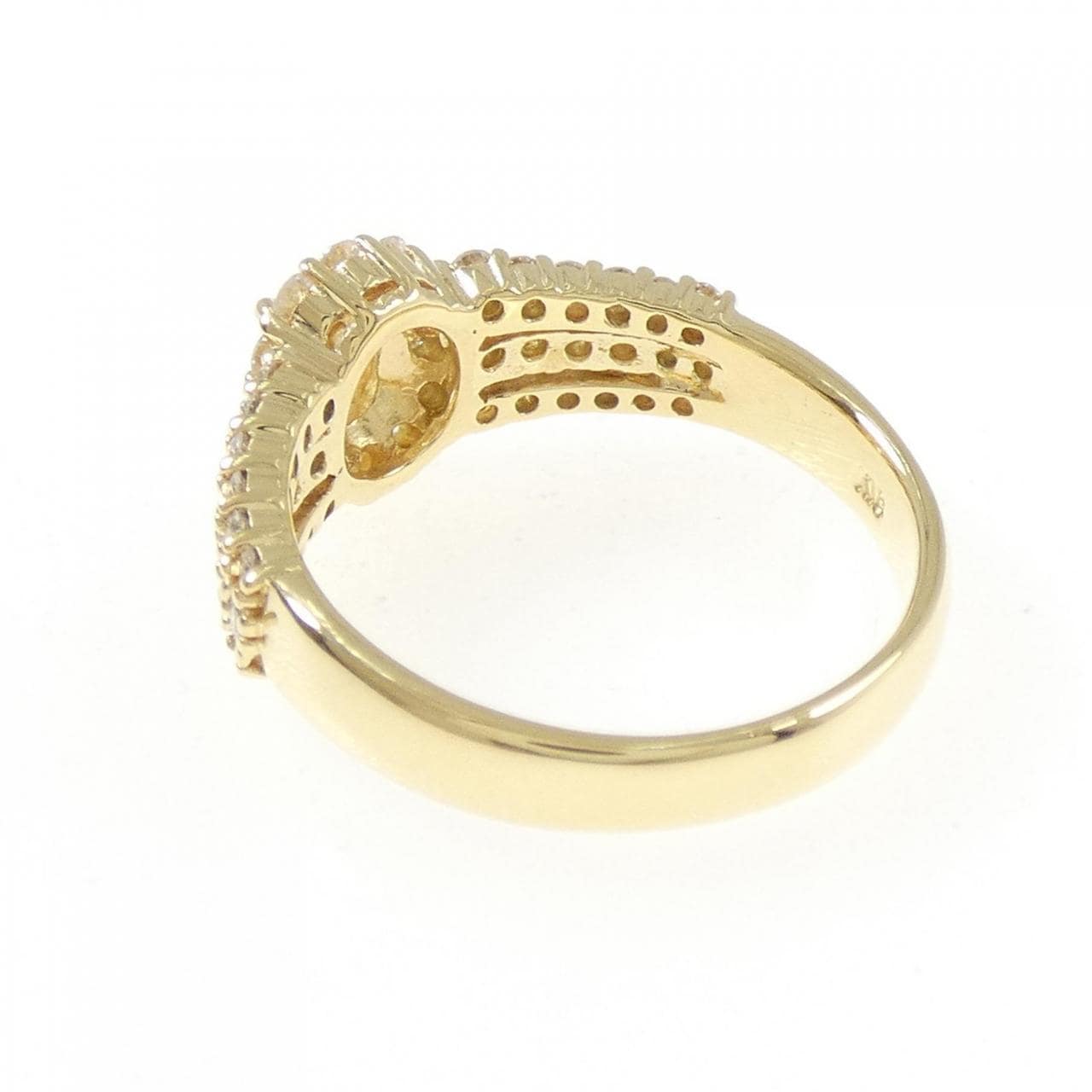 K18YG ダイヤモンド リング 0.80CT