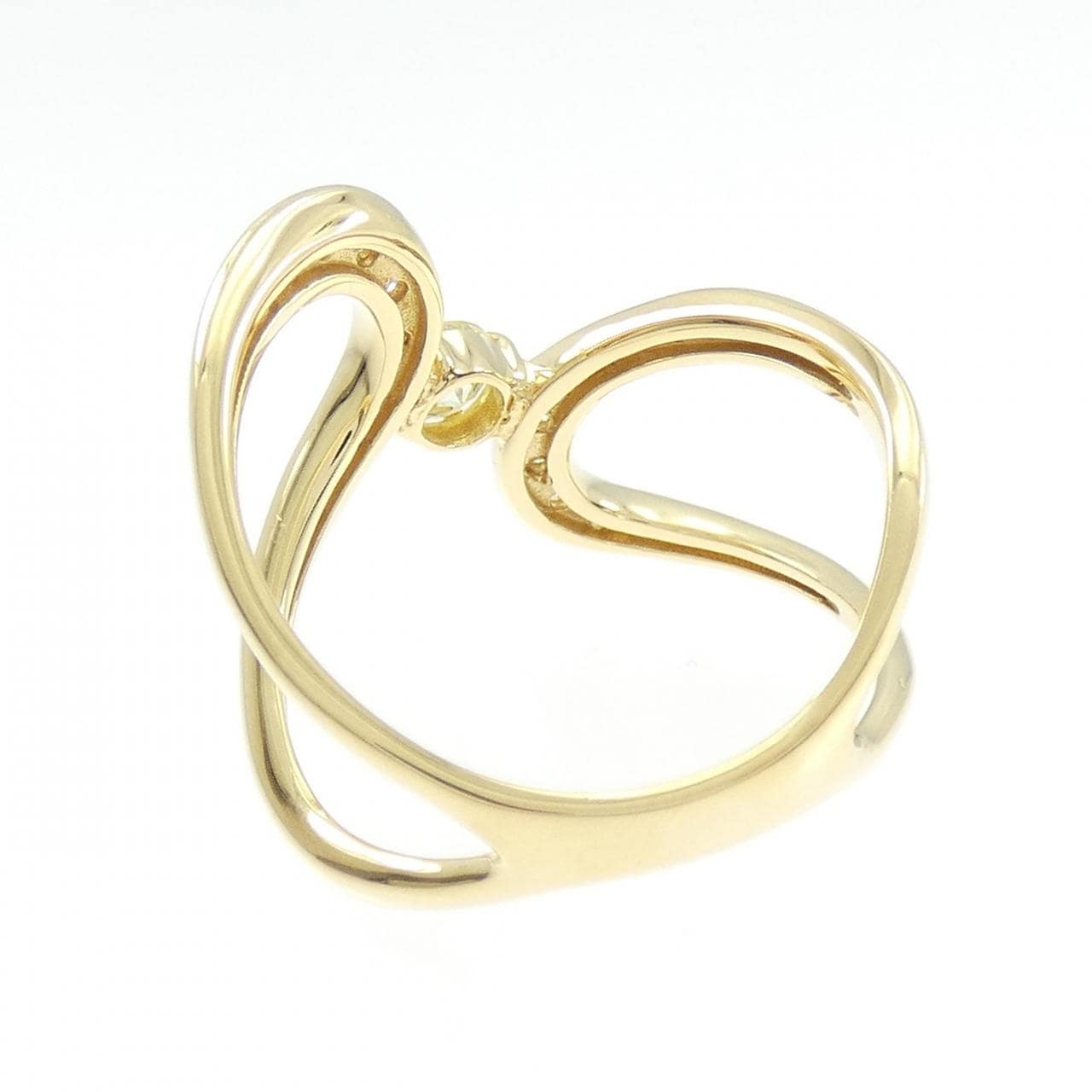 K18YG ダイヤモンド リング 0.307CT LY SI1