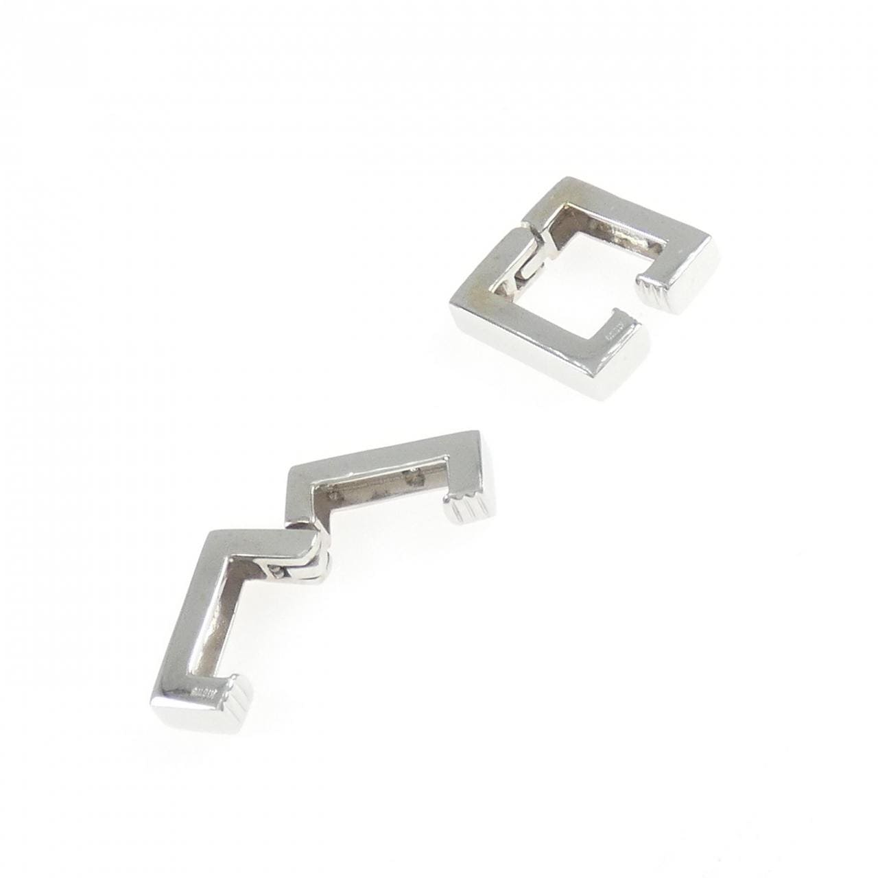 K18WG ダイヤモンド イヤリング 0.10CT