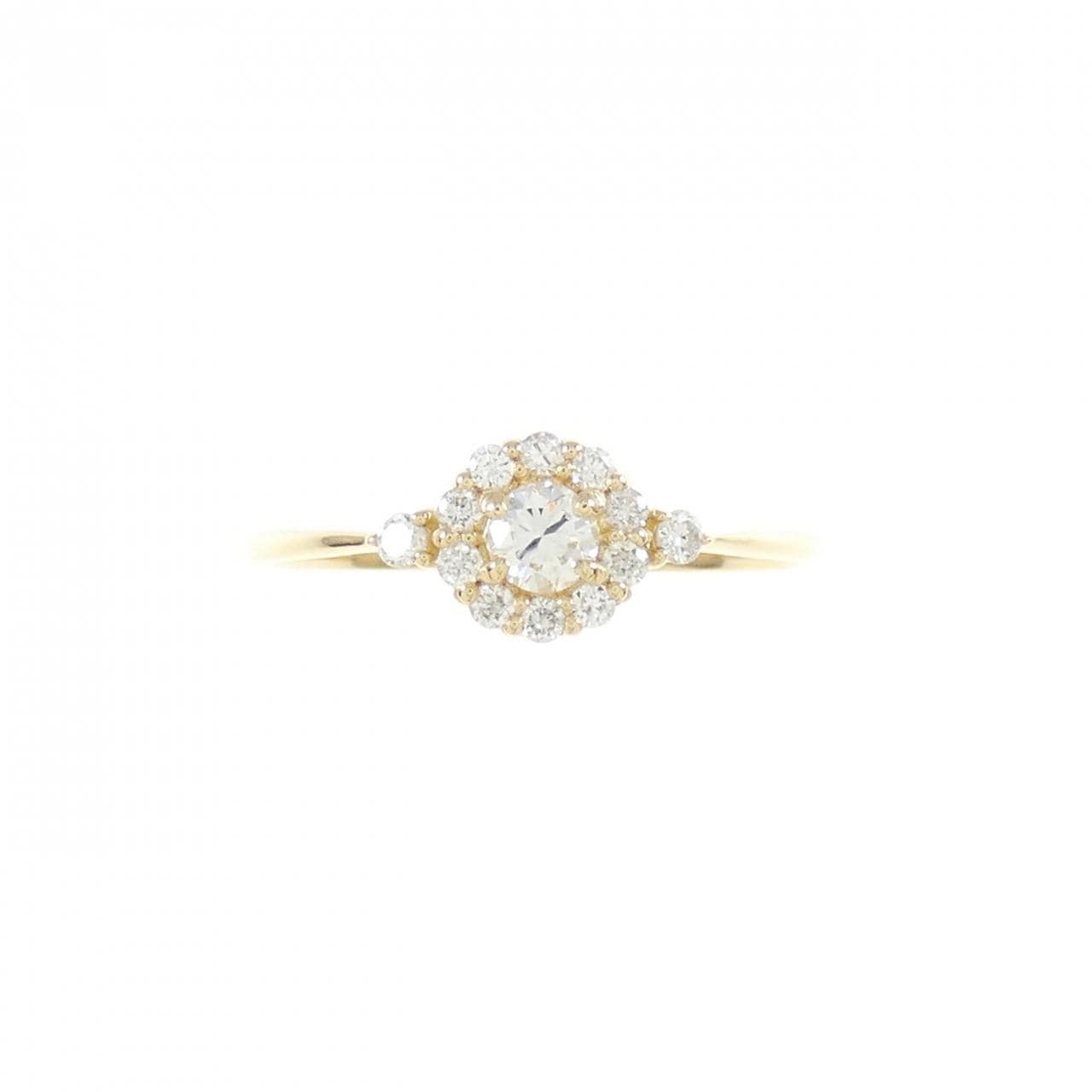 [Remake] K18YG Diamond Ring 0.22CT