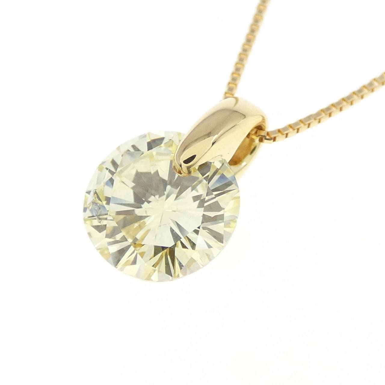 K18YG ダイヤモンド ネックレス 1.25CT