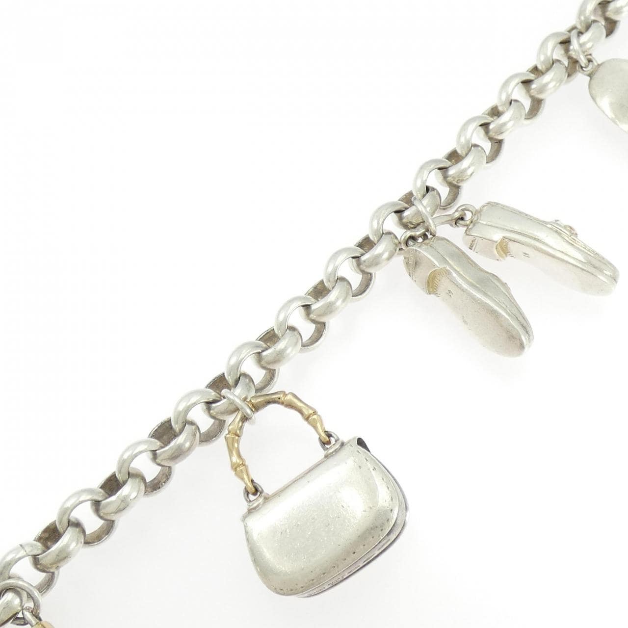 【ヴィンテージ】グッチ 925/750YG ブレスレット