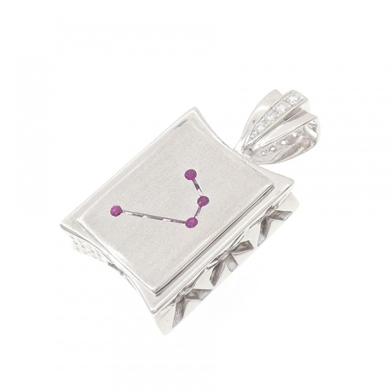 ユキザキ カラーストーン ペンダント