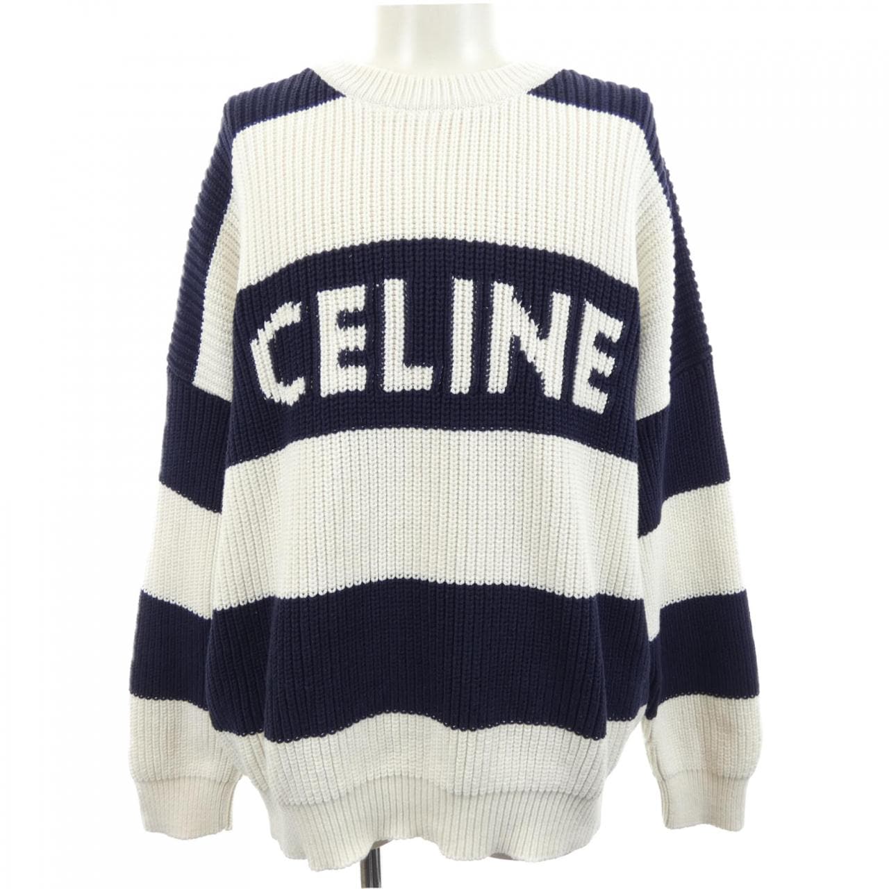 セリーヌ CELINE CELINEオーバーサイズセーターストライプ 2ADCW481Y ニット