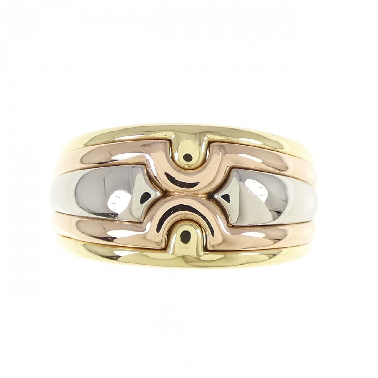 BVLGARI 750三色戒指