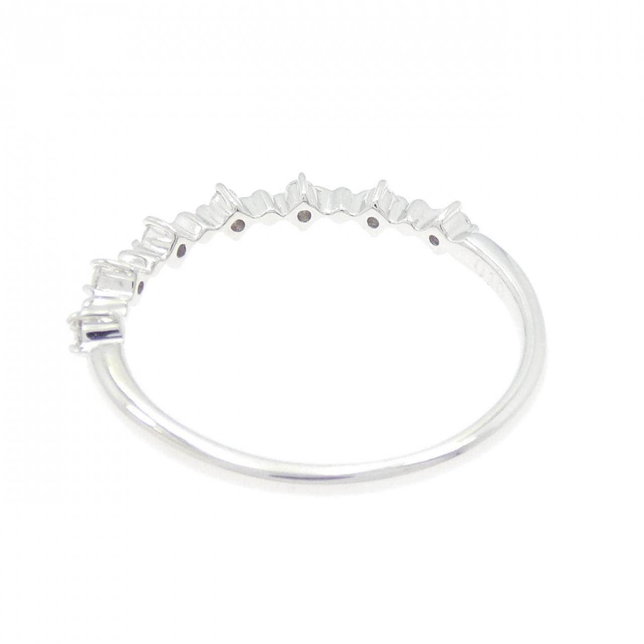 K18WG ダイヤモンド リング 0.10CT