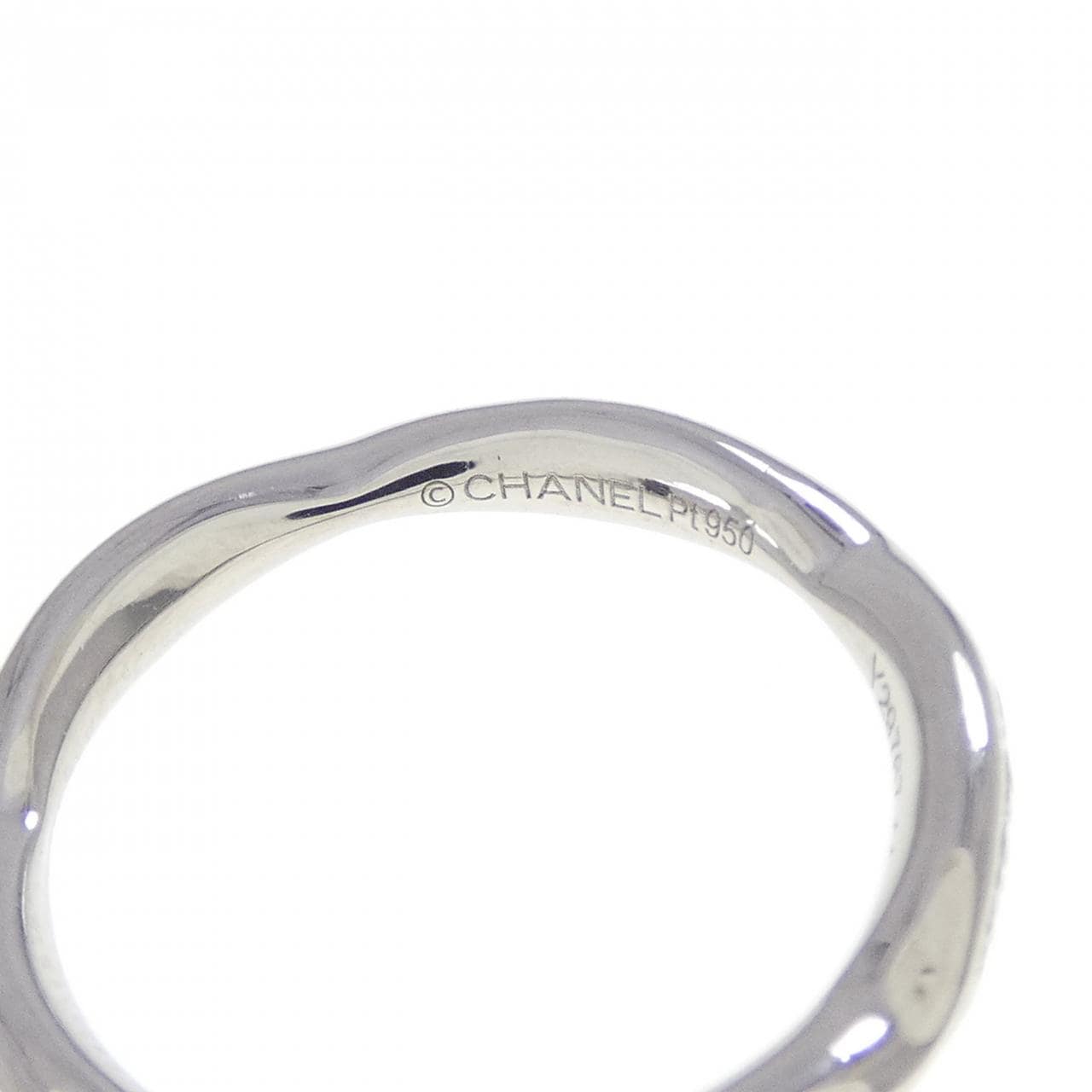 シャネル カメリア フルダイヤ リング