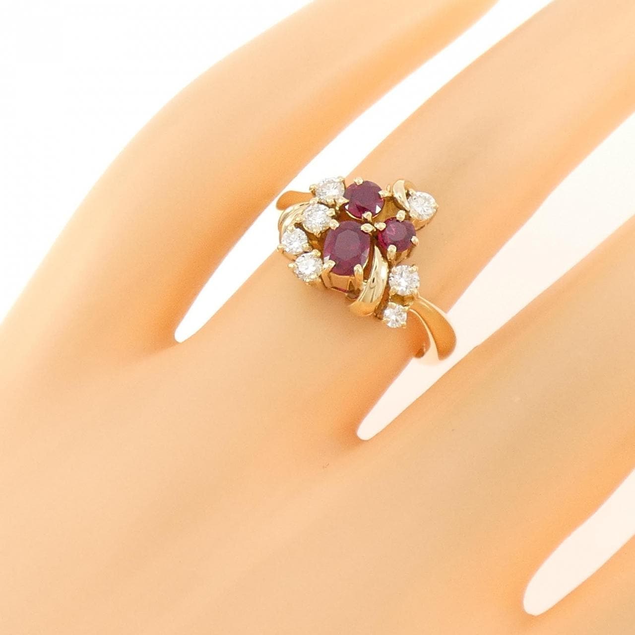 ポーラ ルビー リング 0.71CT