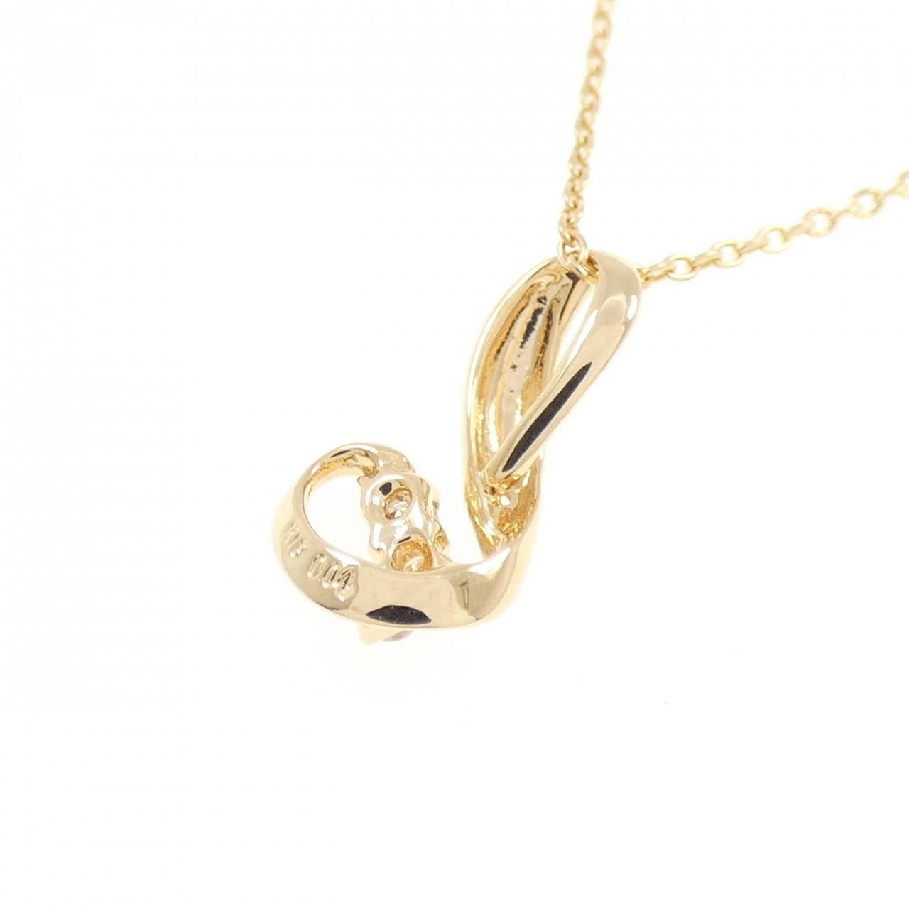 K18YG ダイヤモンド ネックレス 0.04CT