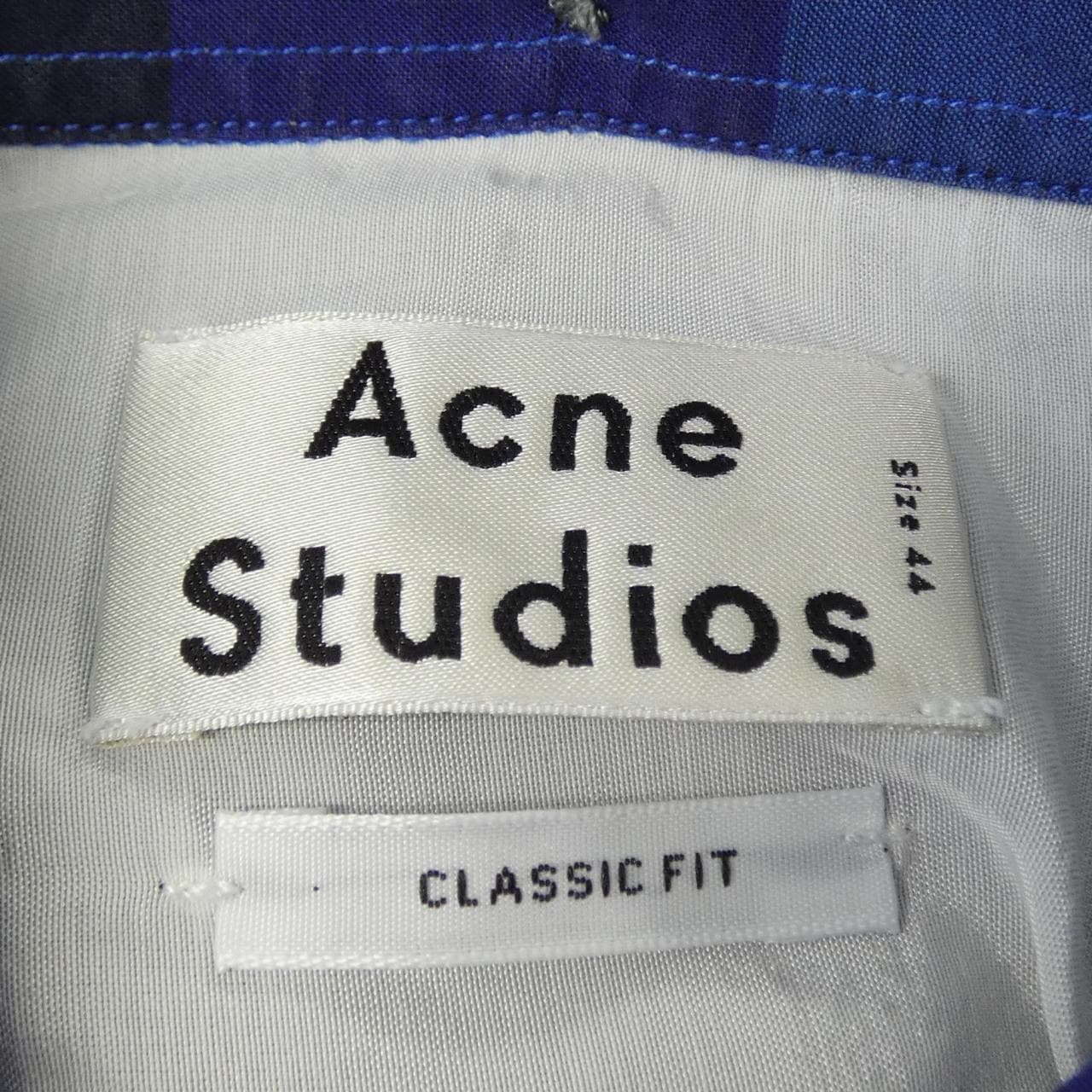 アクネストゥディオズ ACNE STUDIOS ISHERWOOD CHECK シャツ