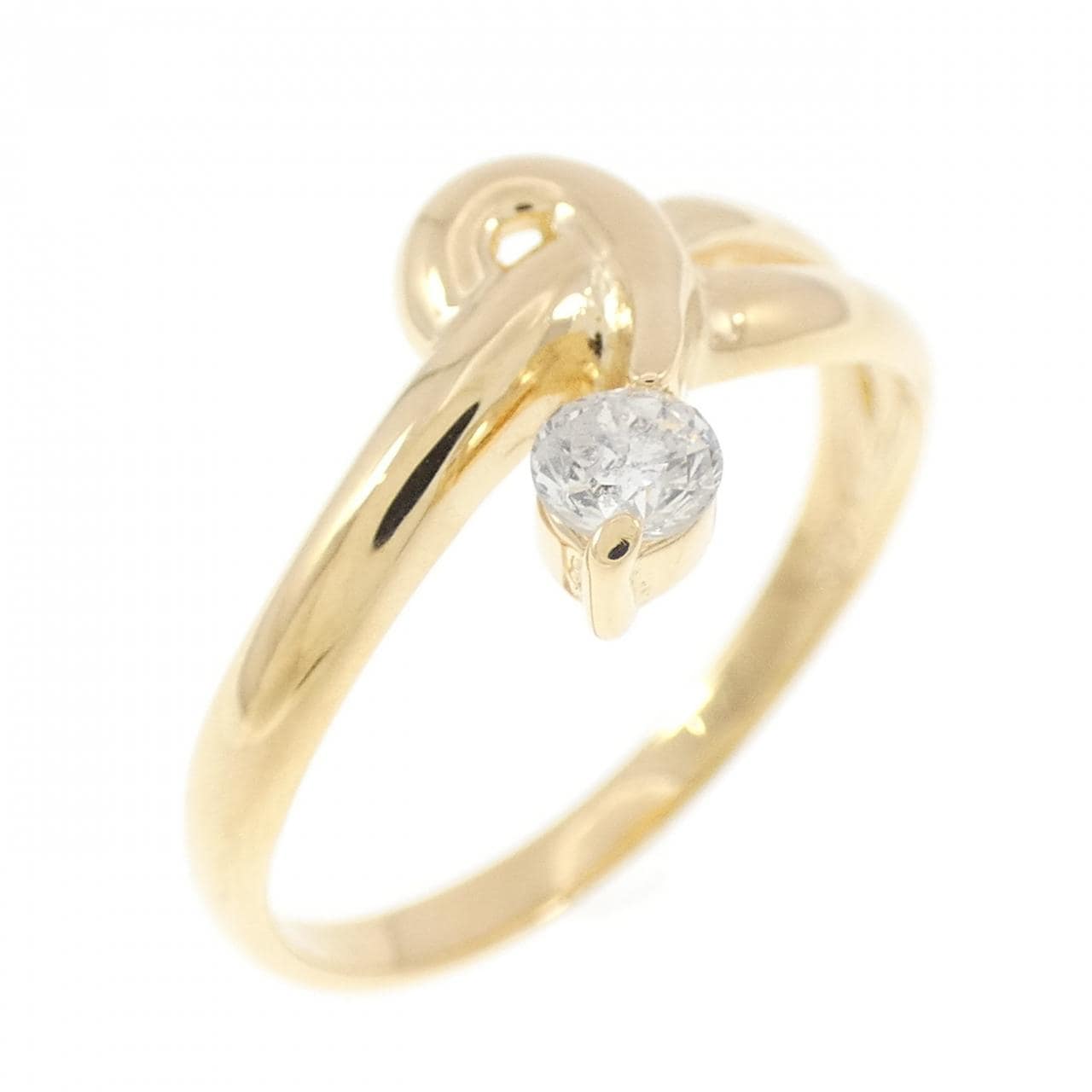 K18YG ダイヤモンド リング 0.13CT