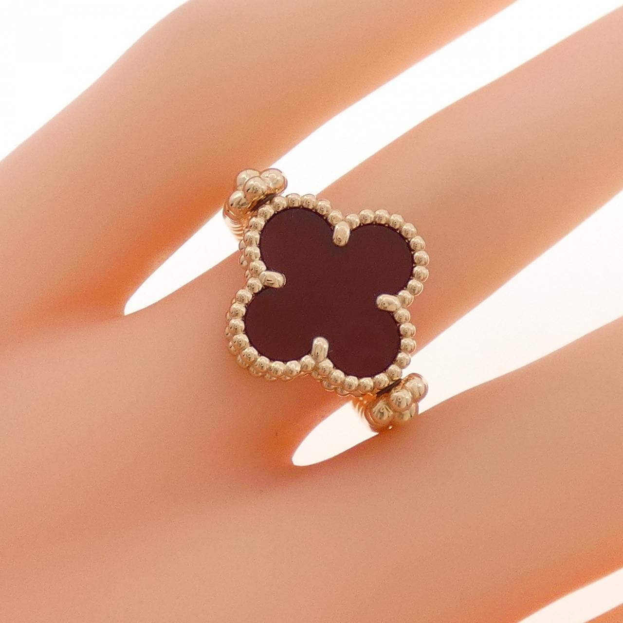 ヴァンクリーフ&アーペル ヴィンテージアルハンブラ リバーシブル リング