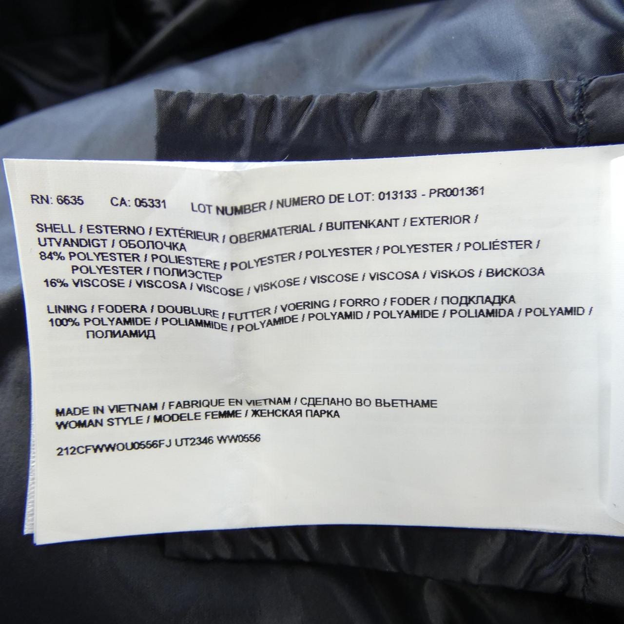 Woolrich WOOL RICH down coat