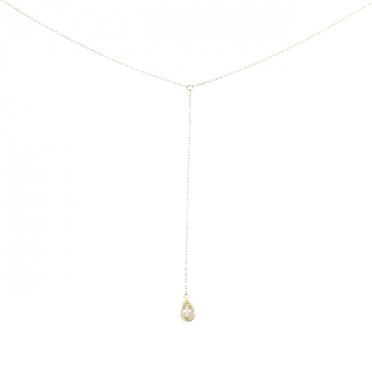 K10YG ダイヤモンド ネックレス 0.01CT