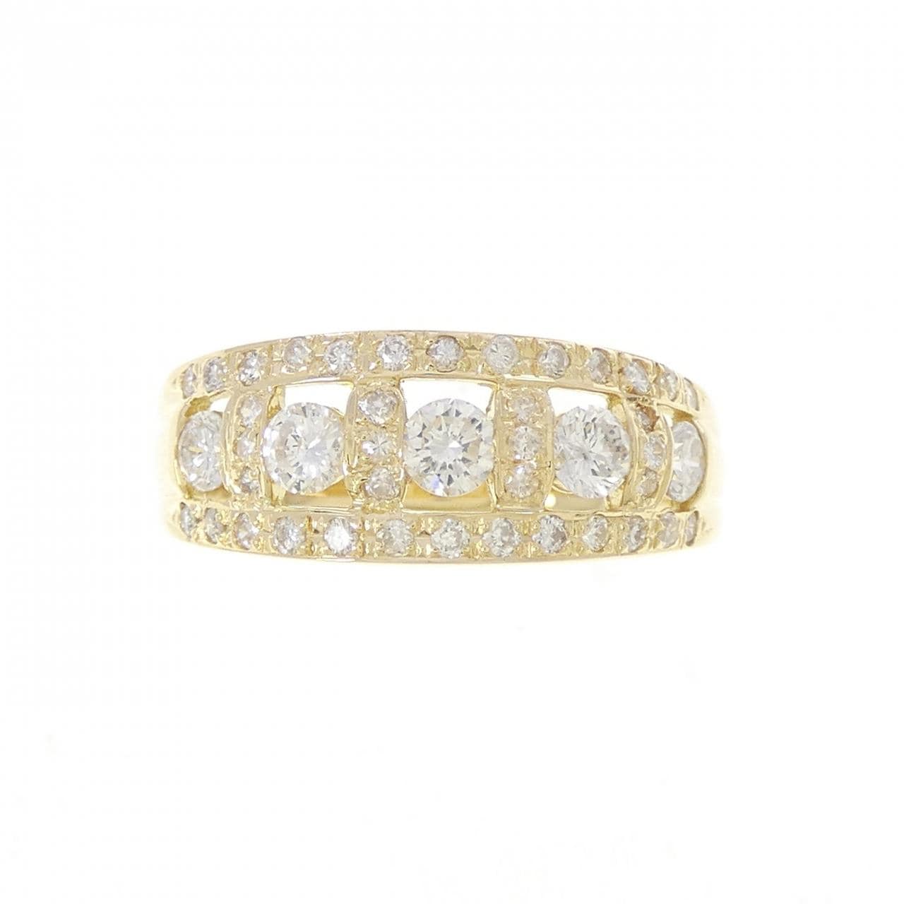 K18YG ダイヤモンド リング 0.801CT