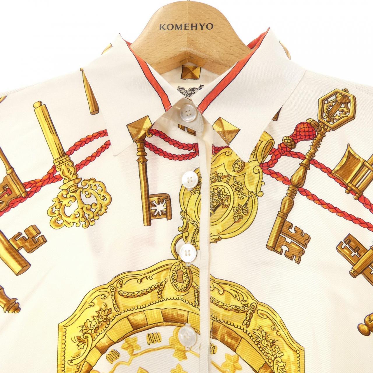 【ヴィンテージ】エルメス HERMES LES CLES ツイルレーヌ. トップス