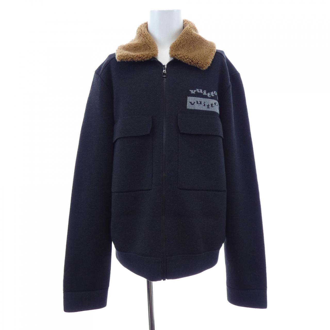 ルイヴィトン LOUIS VUITTON ニットブルゾンウィズシアリングカラー HON33WZLL ブルゾン