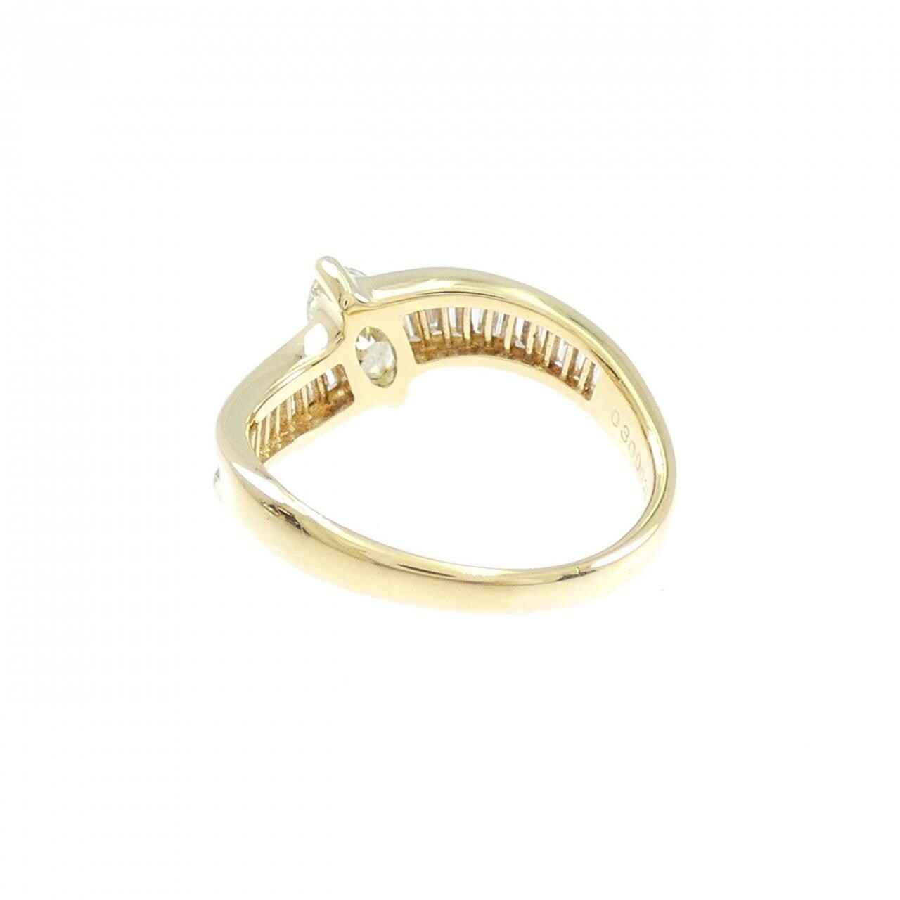 K18YG ダイヤモンド リング 0.30CT