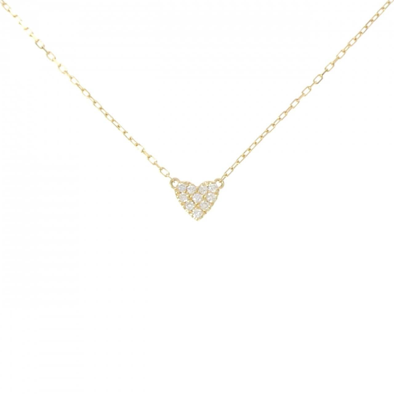 アーカー ハートパヴェ ネックレス 0.05CT