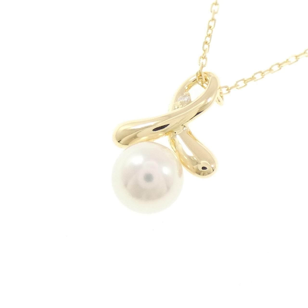 K18YG アコヤパール ネックレス 6.6mm